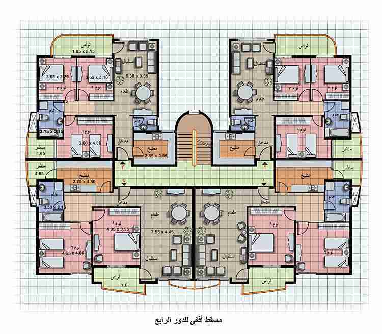 شقة في الرحاب 127 م2 للبيع كاش بحري استلام فوري 950,000 ج 