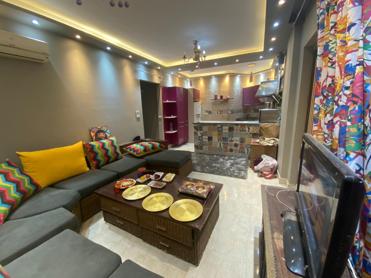 للإيجار مفروش شقة في الرحاب بمساحة 65 م2 